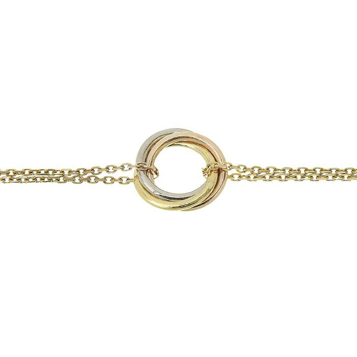 Cartier Sweet Trinity Bracelet 18K Yellow Gold 18K White Gold 18K Pink Gold 750