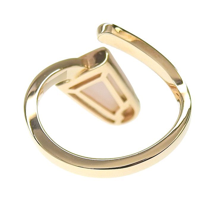 Bvlgari Gelati Pink Opal Diamond Ring 18K Pink Gold 750 Pink Gold Pink Opal