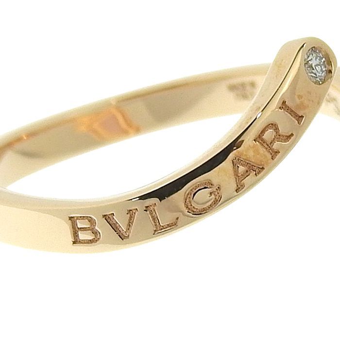 Bvlgari Gelati Pink Opal Diamond Ring 18K Pink Gold 750 Pink Gold Pink Opal