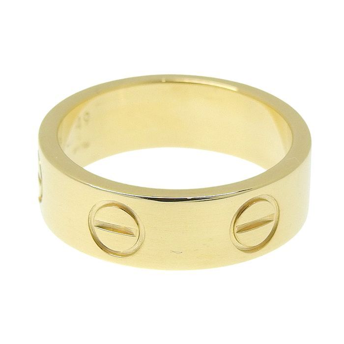 Cartier Love Ring 18K Yellow Gold 750 Yellow Gold #49 Equivalent To Size 9