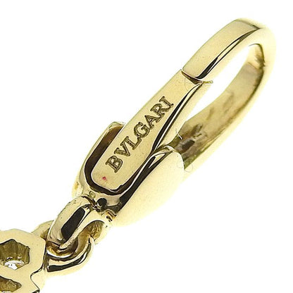 Bvlgari Bulgari Snowflake Diamond Pendant Top 18K Yellow Gold 750 Yellow Gold
