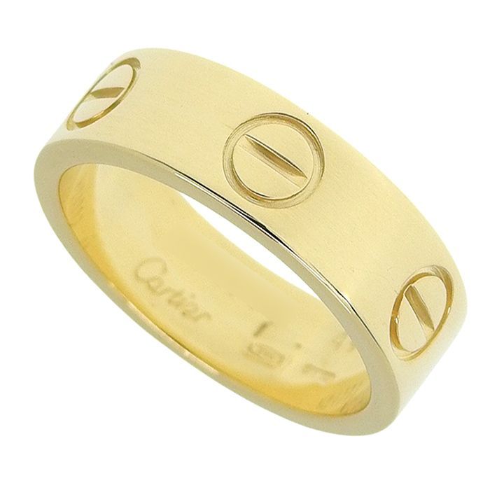Cartier Love Ring 18K Yellow Gold 750 Yellow Gold #49 Equivalent To Size 9