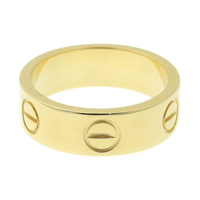 Cartier Love Ring 18K Yellow Gold 750 Yellow Gold #49 Equivalent To Size 9