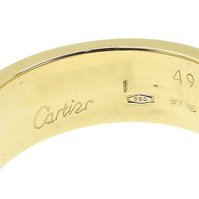 Cartier Love Ring 18K Yellow Gold 750 Yellow Gold #49 Equivalent To Size 9