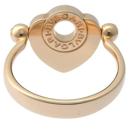 Bvlgari Bulgari Cuore Flip Shell Ring 18K Pink Gold 750 Pink Gold Shell #51
