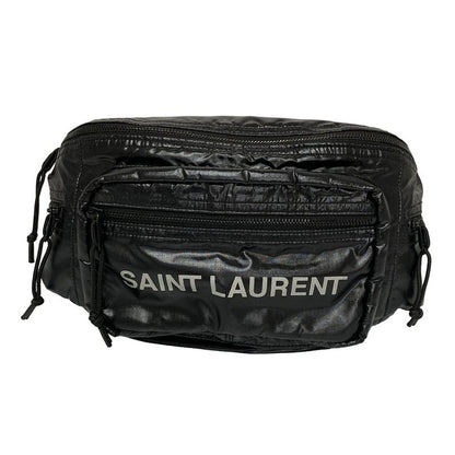 Saint Laurent Paris Waist Pouch Nuxe Crossbody Bag 581375 Black