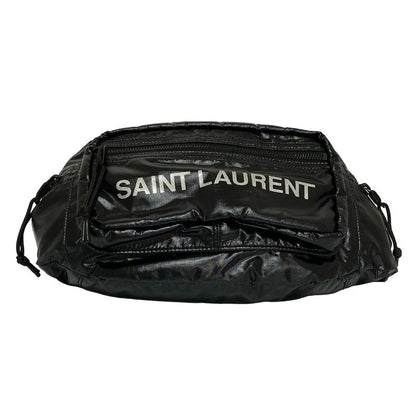 Saint Laurent Paris Waist Pouch Nuxe Crossbody Bag 581375 Black