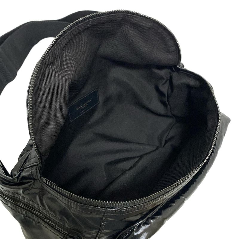 Saint Laurent Paris Waist Pouch Nuxe Crossbody Bag 581375 Black
