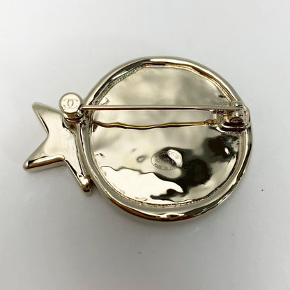 Chanel Star Coco Mark Brooch B23b Gold Plated