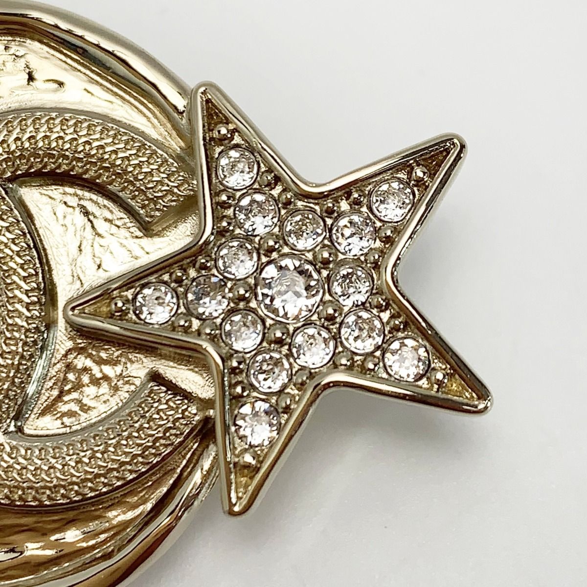 Chanel Star Coco Mark Brooch B23b Gold Plated