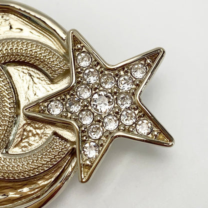Chanel Star Coco Mark Brooch B23b Gold Plated