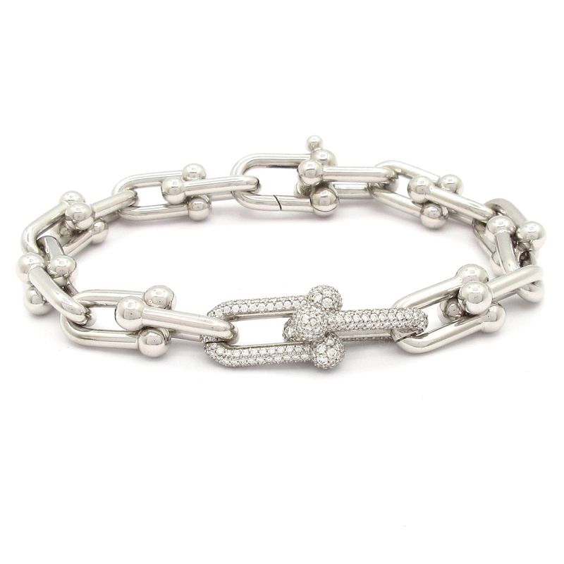 Tiffany & Co Bracelet Excellent Condition Hardware Medium Link Bracelet 18k