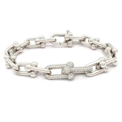 Tiffany & Co Bracelet Excellent Condition Hardware Medium Link Bracelet 18k