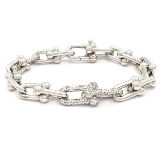 Tiffany & Co Bracelet Excellent Condition Hardware Medium Link Bracelet 18k