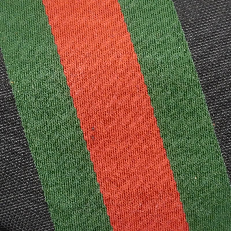 Gucci Tote Bag Sherry Line 619750 Canvas Black Silver Hardware Men Women Unisex