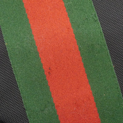 Gucci Tote Bag Sherry Line 619750 Canvas Black Silver Hardware Men Women Unisex