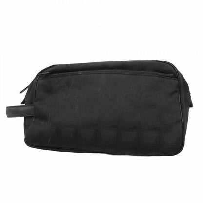 Chanel Pouch New Travel Nylon Black Men Women Unisex