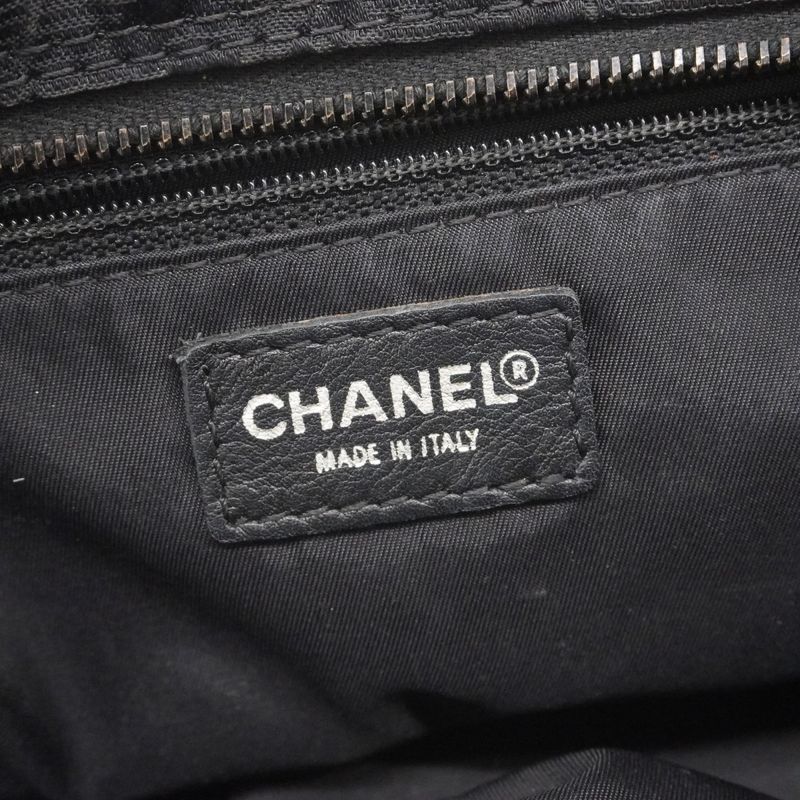 Chanel Pouch New Travel Nylon Black Men Women Unisex