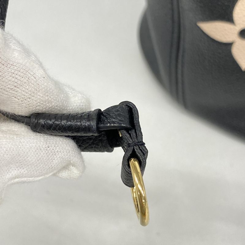 Louis Vuitton Tote Bag Monogram/empreinte Bicolor Neverfull MM M58907 Black