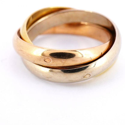 Cartier Ring Trinity 18K Yellow Gold Yellow Gold 18K White Gold White Gold 18K