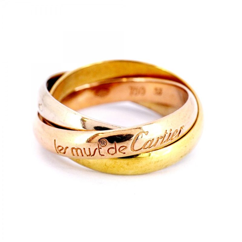 Cartier Ring Trinity 18K Yellow Gold Yellow Gold 18K White Gold White Gold 18K