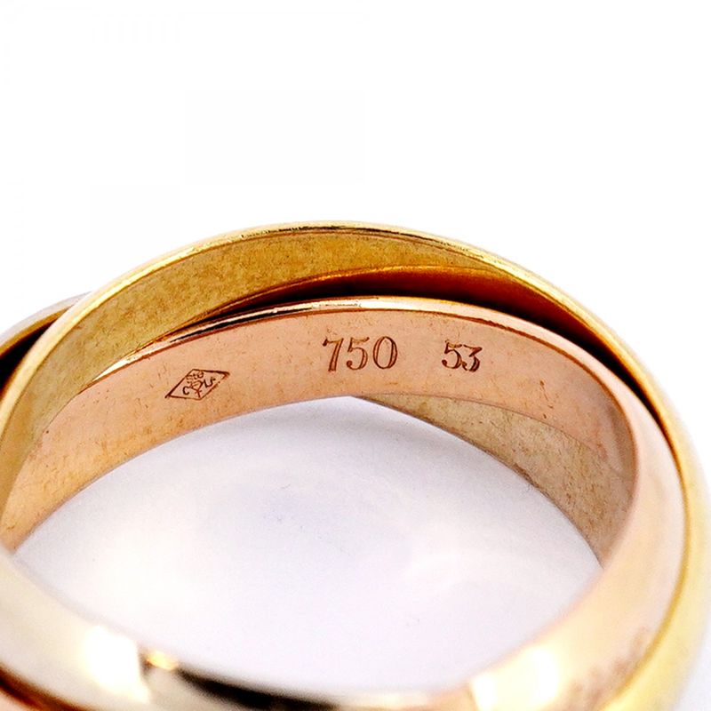 Cartier Ring Trinity 18K Yellow Gold Yellow Gold 18K White Gold White Gold 18K
