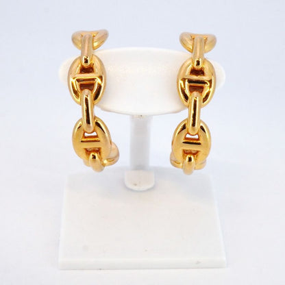 Hermes Earrings Ancienne Chaine D'ancre 18K Pink Gold Pink Gold Ladies