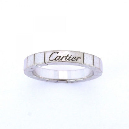 Cartier Ring Lanier 18K White Gold White Gold #50 Ladies