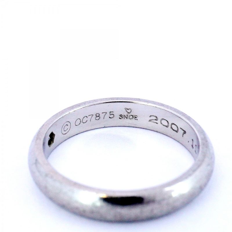 Cartier Ring Classic Winding 1PD Pt950 Platinum Diamond #51 Ladies