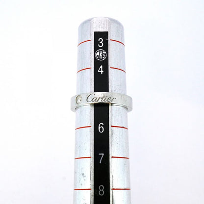 Cartier Ring C Deux 1PD Pt950 Platinum Diamond #45 Ladies