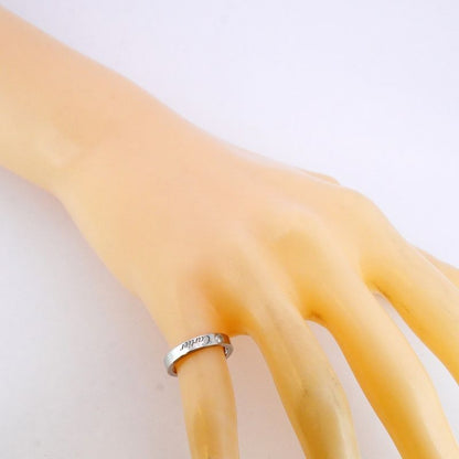 Cartier Ring C Deux 1PD Pt950 Platinum Diamond #45 Ladies