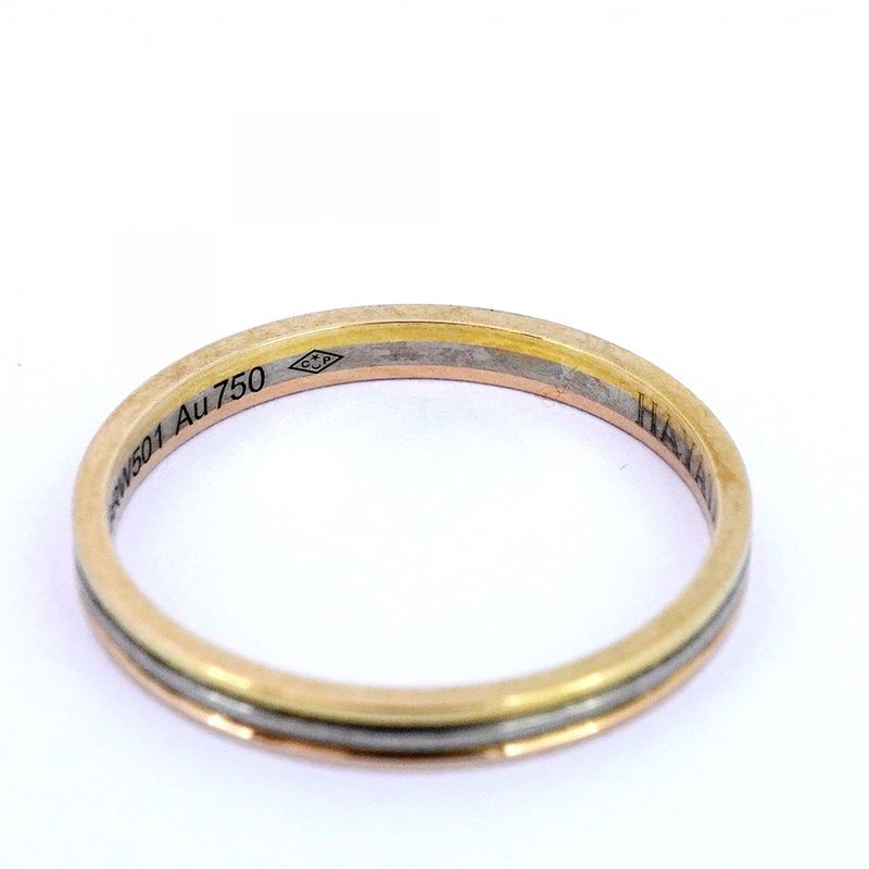 Cartier Ring Trinity Vendome 18K Yellow Gold Yellow Gold 18K White Gold White