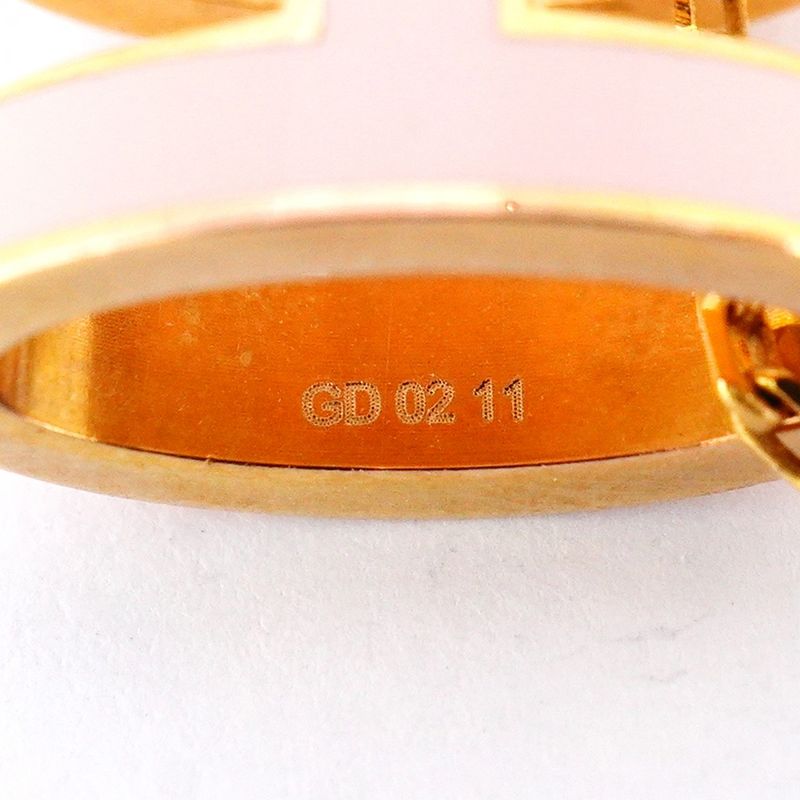 Hermes Necklace Mini Pop Ash GP Plated Gold Pin Cles Deuce