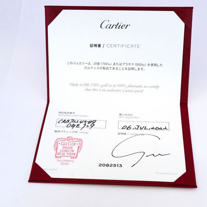 Cartier Necklace Love Circle 2PD 18K Pink Gold Pink Gold With Diamonds Ladies