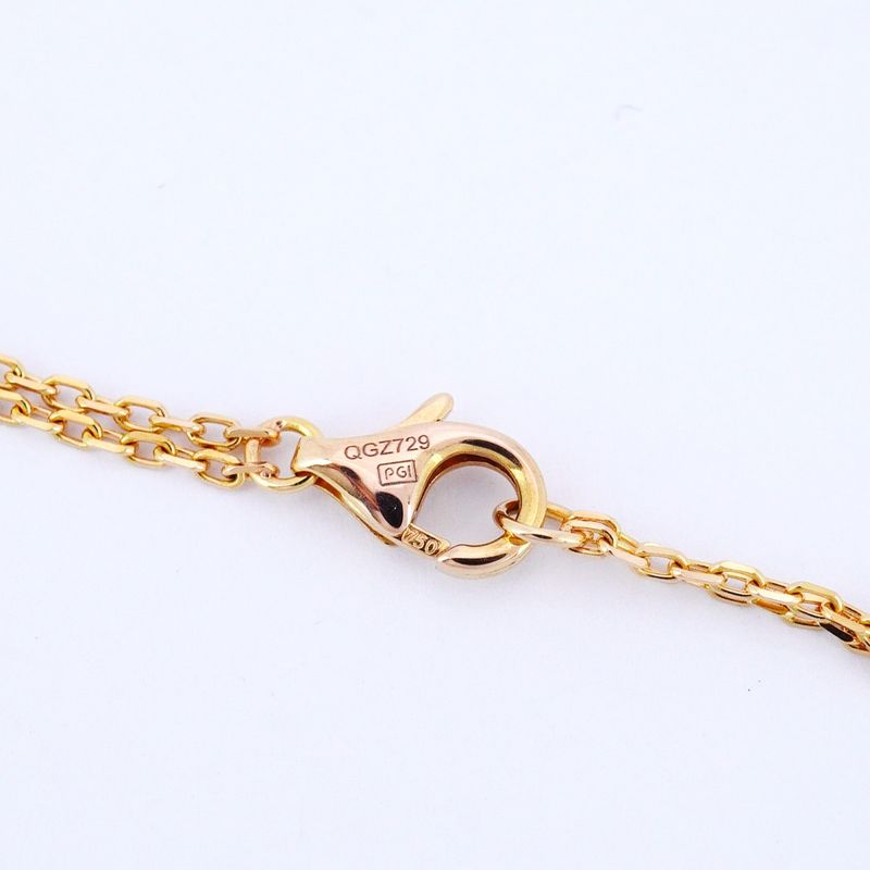 Cartier Necklace Love Circle 2PD 18K Pink Gold Pink Gold With Diamonds Ladies