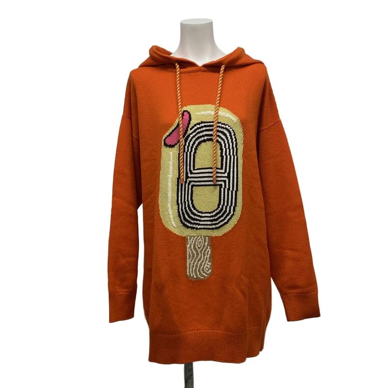 Hermes Hoodie Size 34 S Women's Excellent Condition - 4e2628db Orange X Yellow