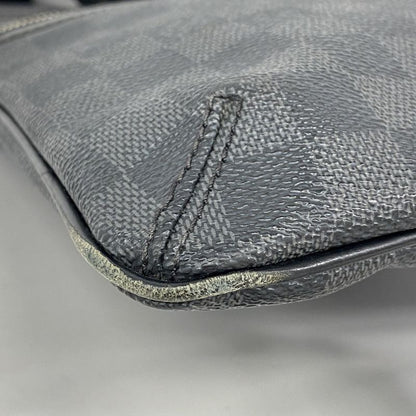 Louis Vuitton Shoulder Bag Damier Graphite Thomas N58028 Black Men's