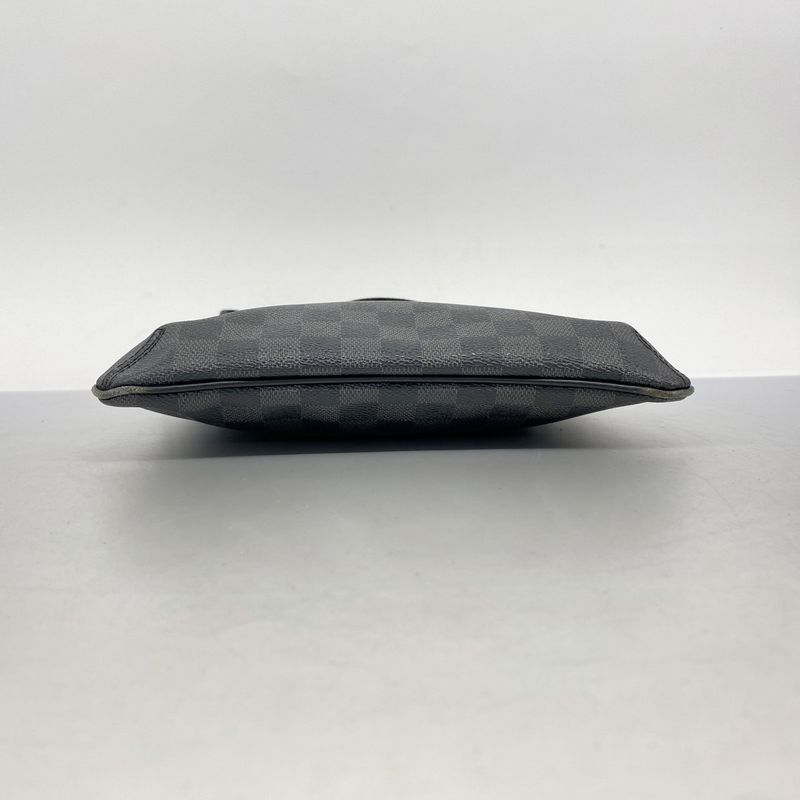 Louis Vuitton Shoulder Bag Damier Graphite Thomas N58028 Black Men's