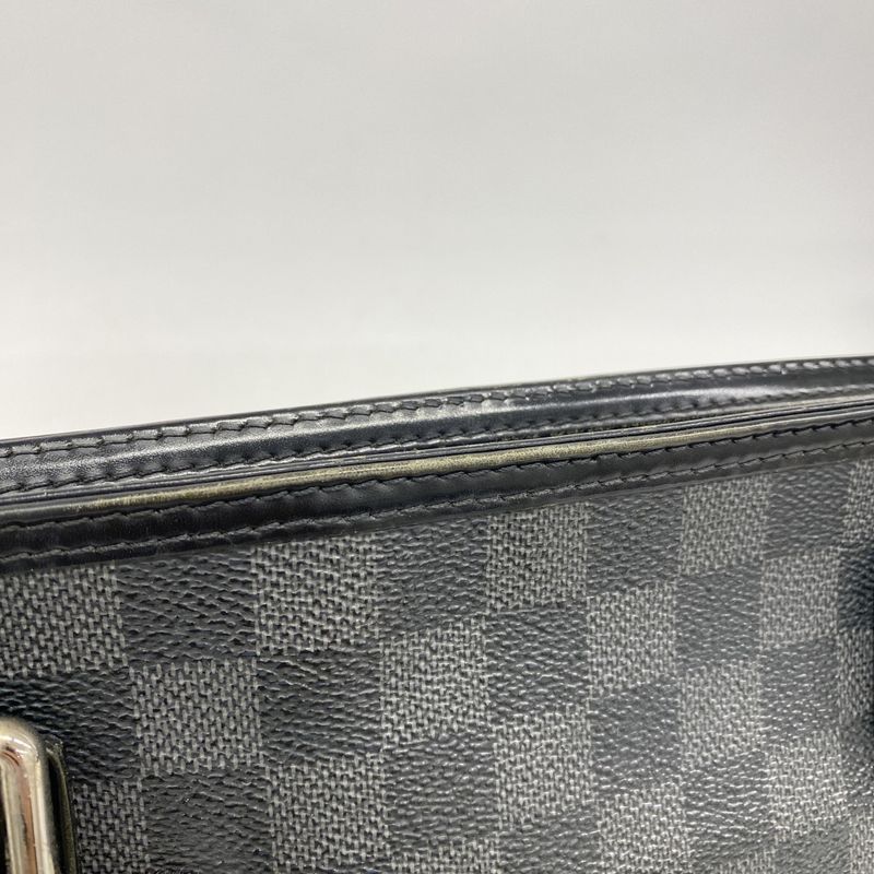 Louis Vuitton Shoulder Bag Damier Graphite Thomas N58028 Black Men's
