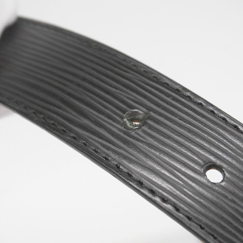 Louis Vuitton Epi Belt Epi Santure Initial M9553 Noir Black Men's