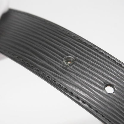 Louis Vuitton Epi Belt Epi Santure Initial M9553 Noir Black Men's