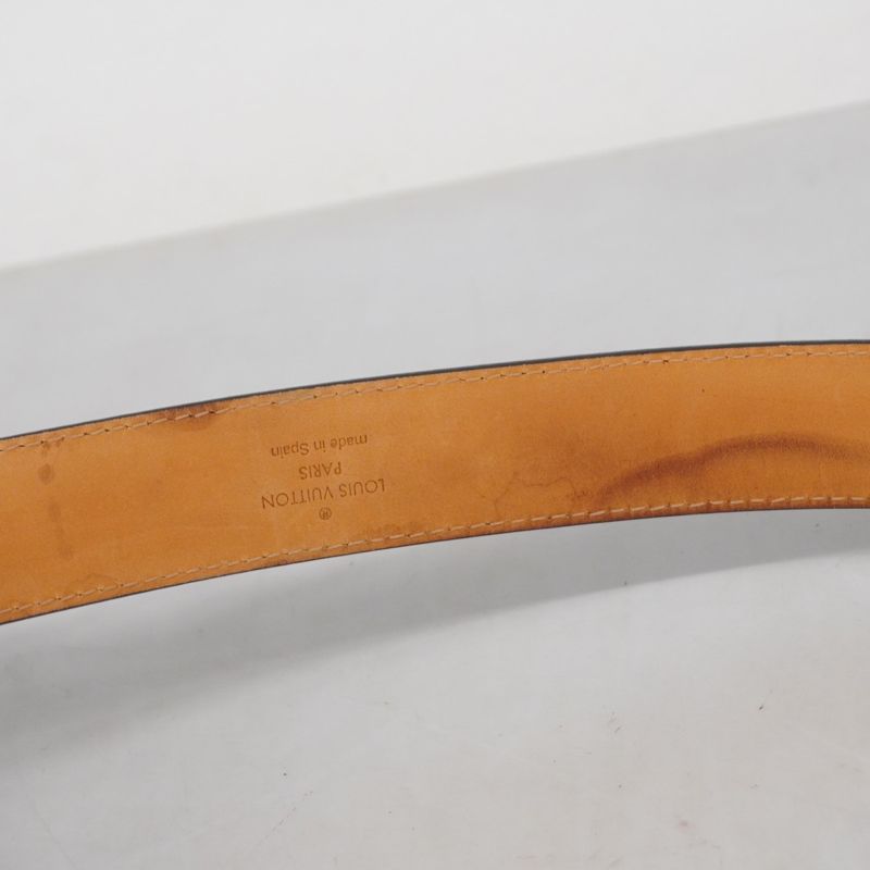 Louis Vuitton Epi Belt Epi Santure Initial M9553 Noir Black Men's