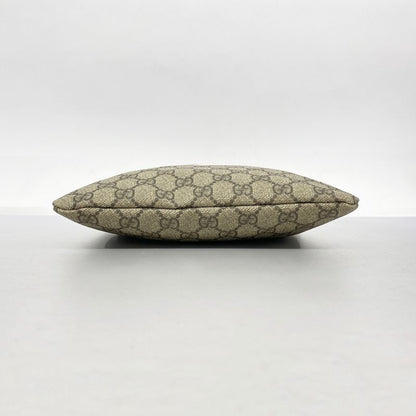 Gucci Shoulder Bag GG Supreme Sherry Line 246413 PVC Brown Chien Pan Gold