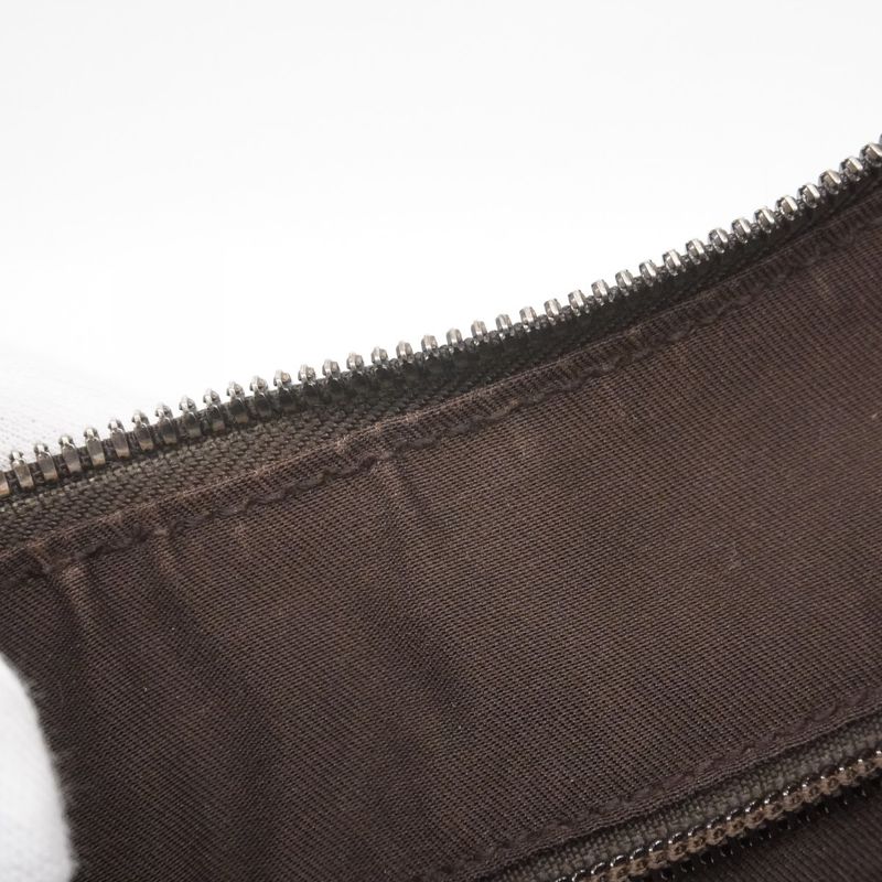 Gucci Shoulder Bag GG Canvas 131211 Canvas Beige Silver Hardware Women