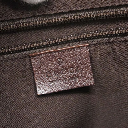 Gucci Shoulder Bag GG Canvas 131211 Canvas Beige Silver Hardware Women