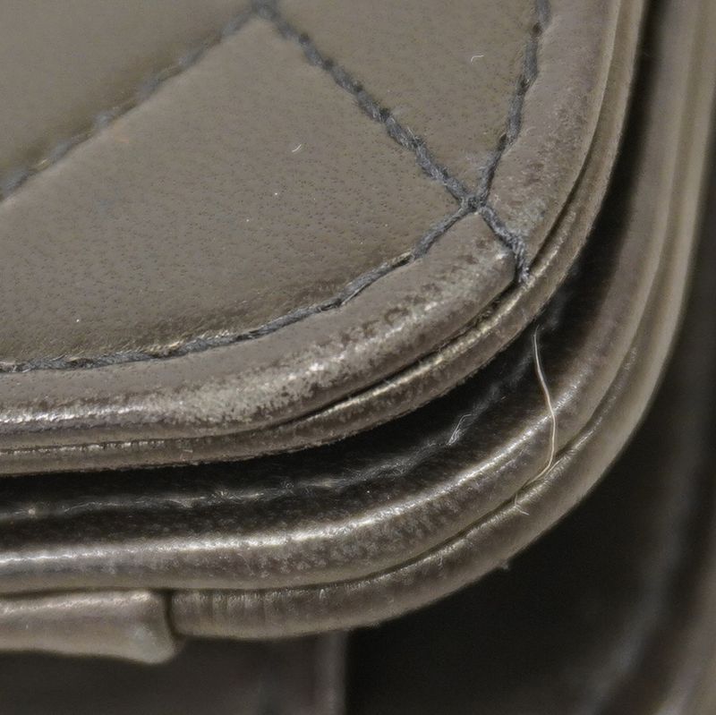 Chanel Shoulder Bag Matelasse Lambskin Black Gold Hardware Women