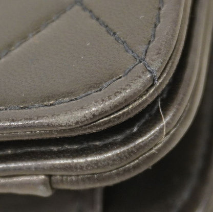 Chanel Shoulder Bag Matelasse Lambskin Black Gold Hardware Women