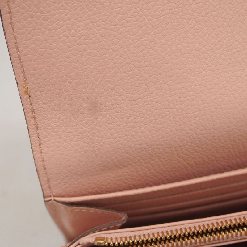 Louis Vuitton Long Wallet Monogram/empreinte Portefeuille Sarah M64082 Rose
