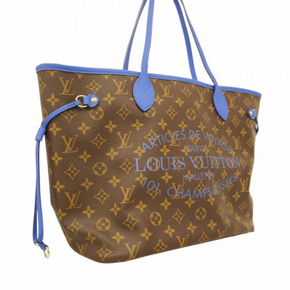 Louis Vuitton Tote Bag Monogram Ikat Flower Neverfull MM M40938 Grand Blue