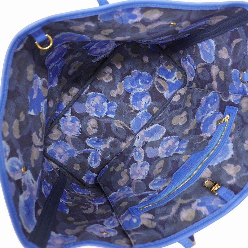 Louis Vuitton Tote Bag Monogram Ikat Flower Neverfull MM M40938 Grand Blue